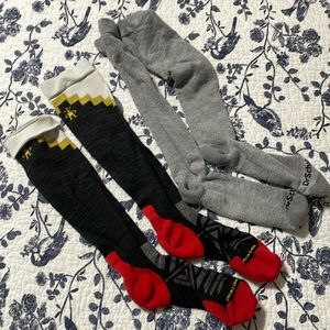 Smartwool compression XL women targeted cushion include bonus pair socks euc